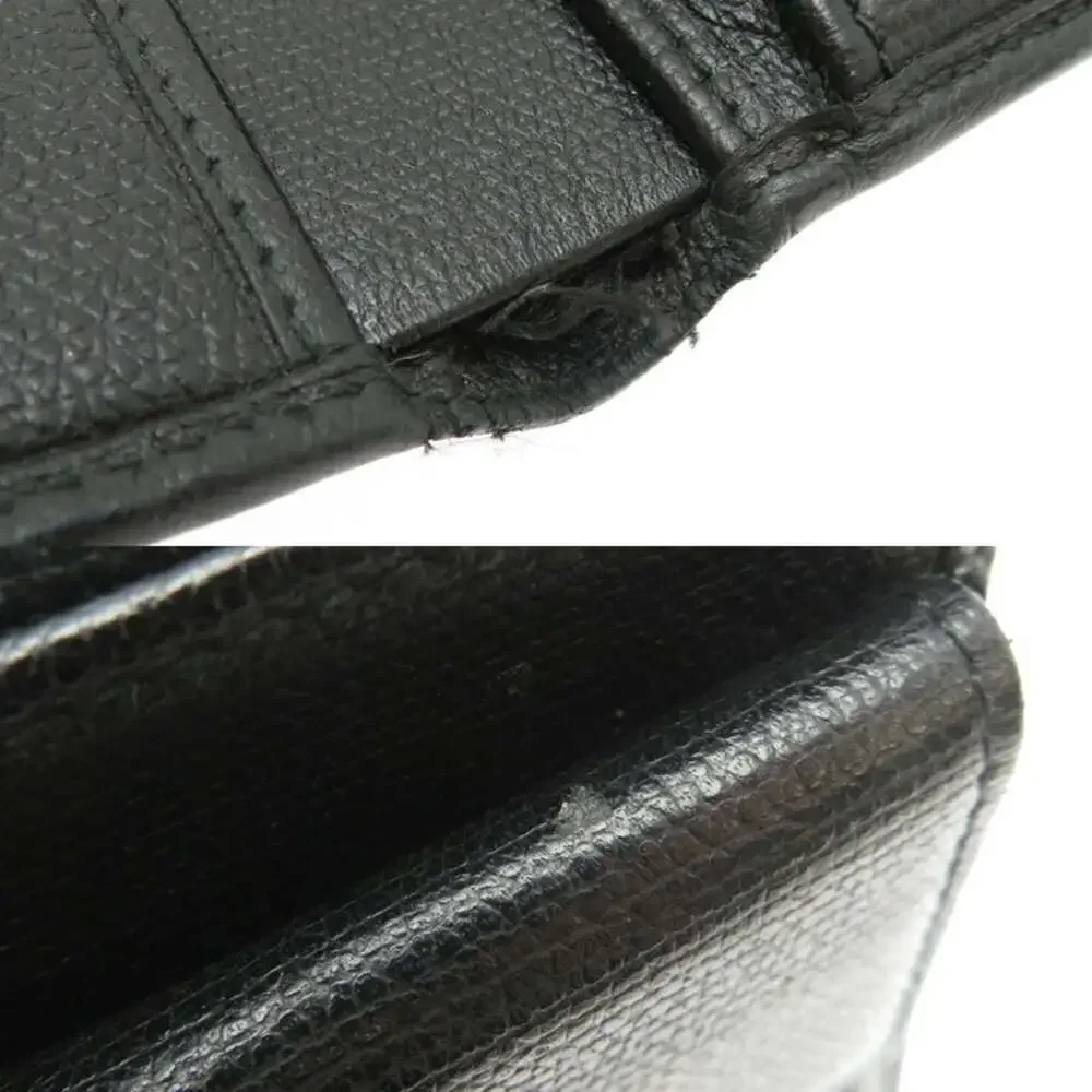 CHANEL Black Leather Wallet